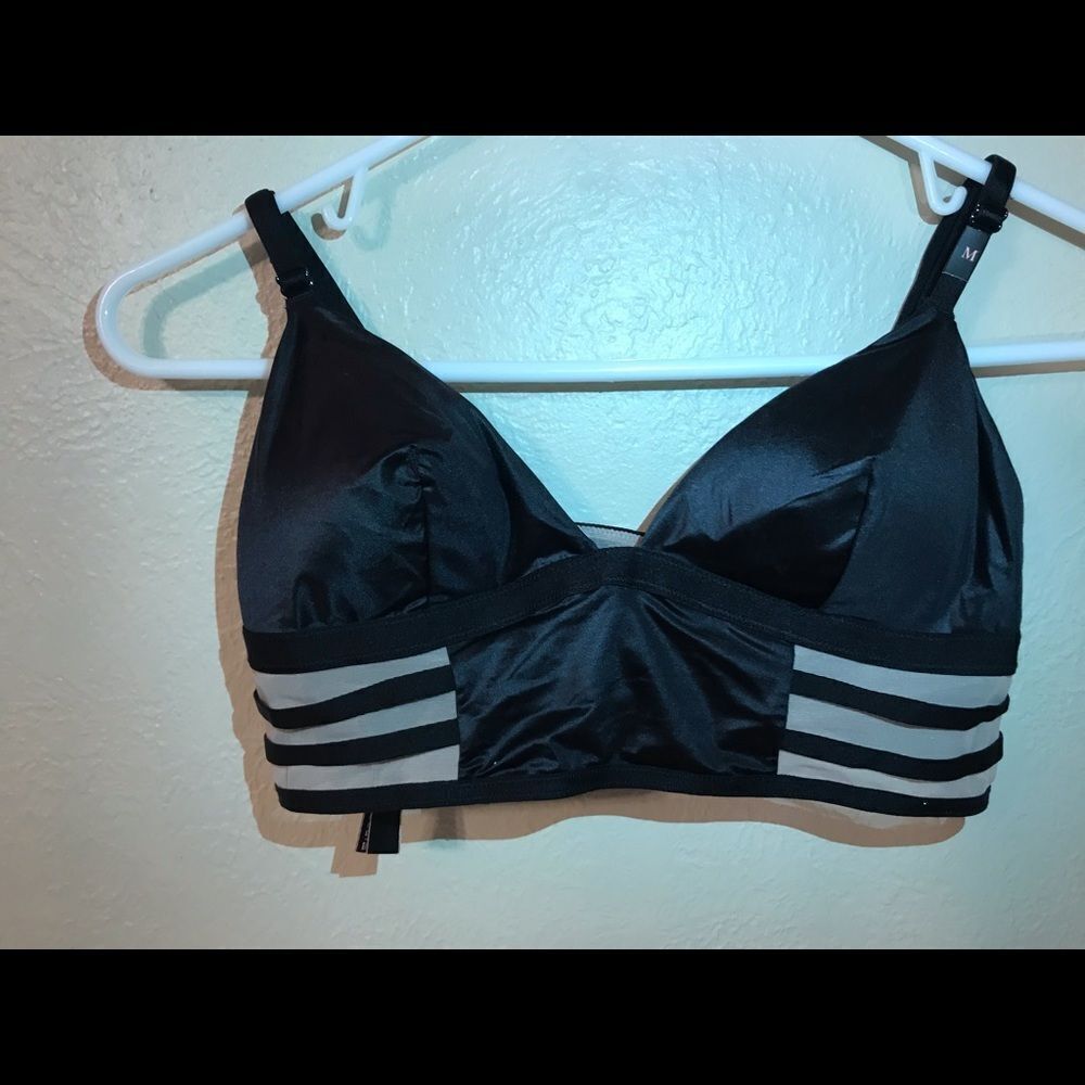 Victoria’s Secret Strappy Black Bralette S…